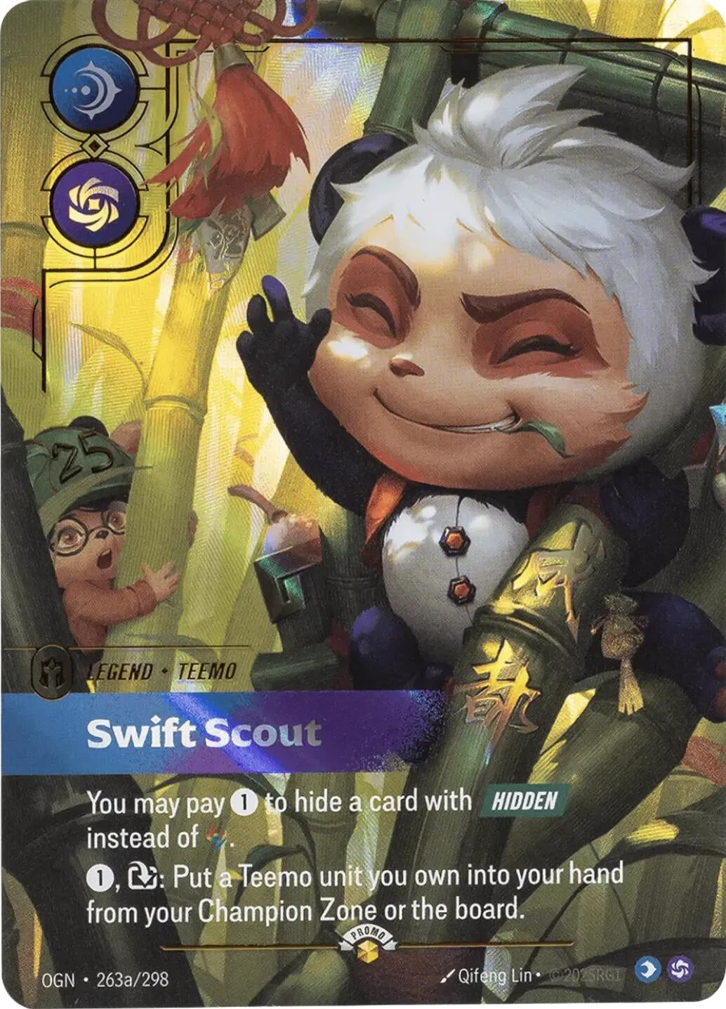 Image for Teemo - Swift Scout (Alternate Art) (263a/298) [Riftbound Promotional Cards] - Riftbound: League of Legends Trading Card Game