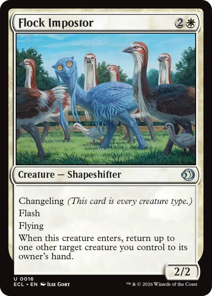 Image for Flock Impostor (16) [Lorwyn Eclipsed] - Magic: The Gathering