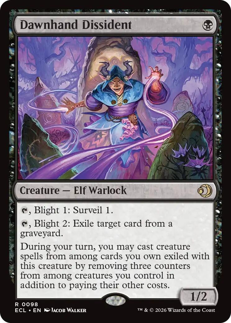 Image for Dawnhand Dissident (98) [Lorwyn Eclipsed] - Magic: The Gathering