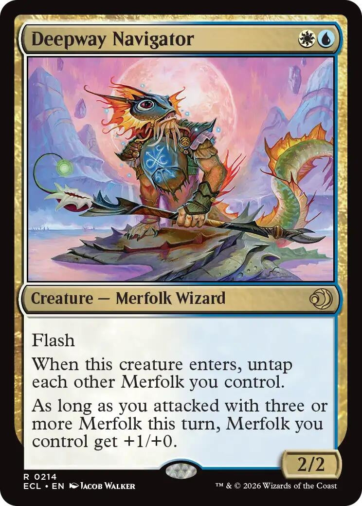 Image for Deepway Navigator (214) [Lorwyn Eclipsed] - Magic: The Gathering