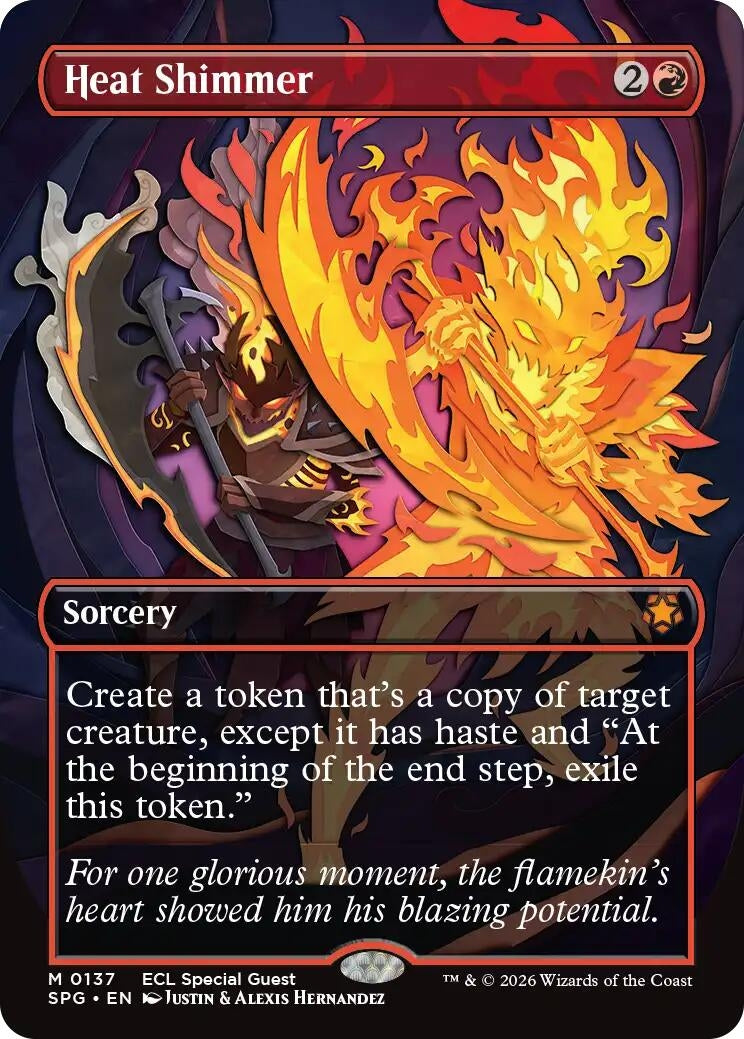 Image for Heat Shimmer (Borderless) (137) [Special Guests] - Magic: The Gathering