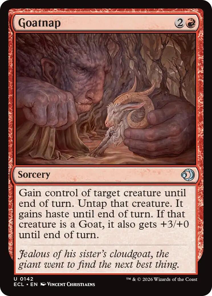 Image for Goatnap (142) [Lorwyn Eclipsed] - Magic: The Gathering