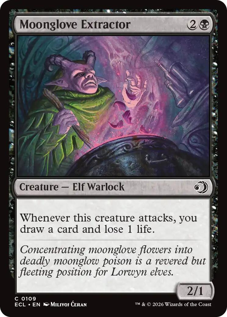 Image for Moonglove Extractor (109) [Lorwyn Eclipsed] - Magic: The Gathering