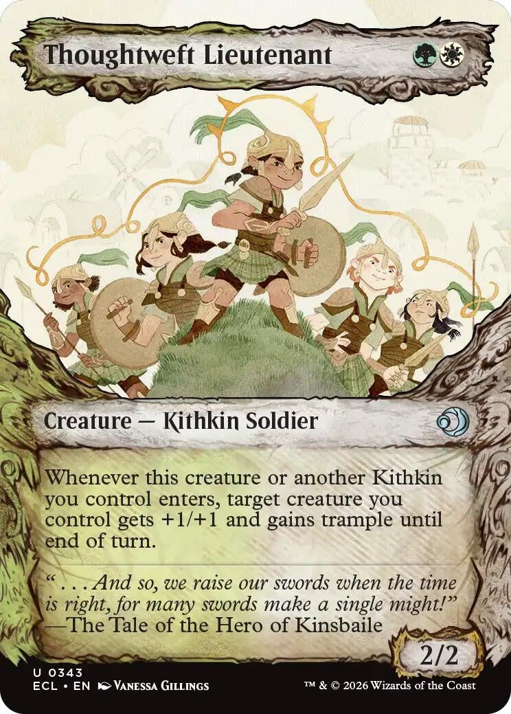 Image for Thoughtweft Lieutenant (Showcase) (343) [Lorwyn Eclipsed] - Magic: The Gathering