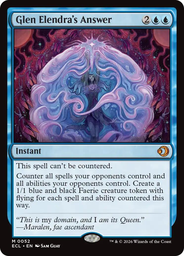 Image for Glen Elendra's Answer (52) [Lorwyn Eclipsed] - Magic: The Gathering