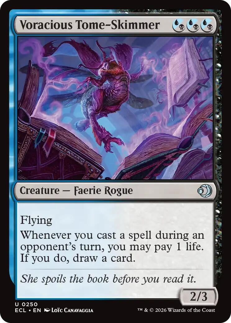 Image for Voracious Tome-Skimmer (250) [Lorwyn Eclipsed] - Magic: The Gathering