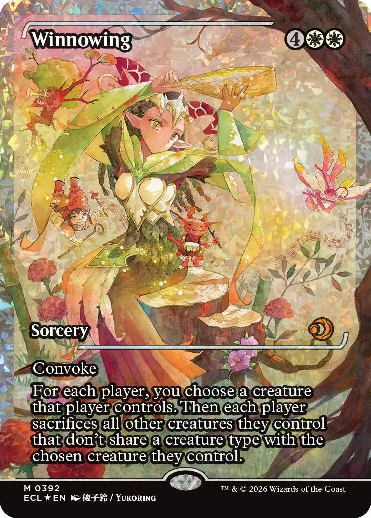 Image for Winnowing (Showcase) (Fracture Foil) (392) [Lorwyn Eclipsed] - Magic: The Gathering