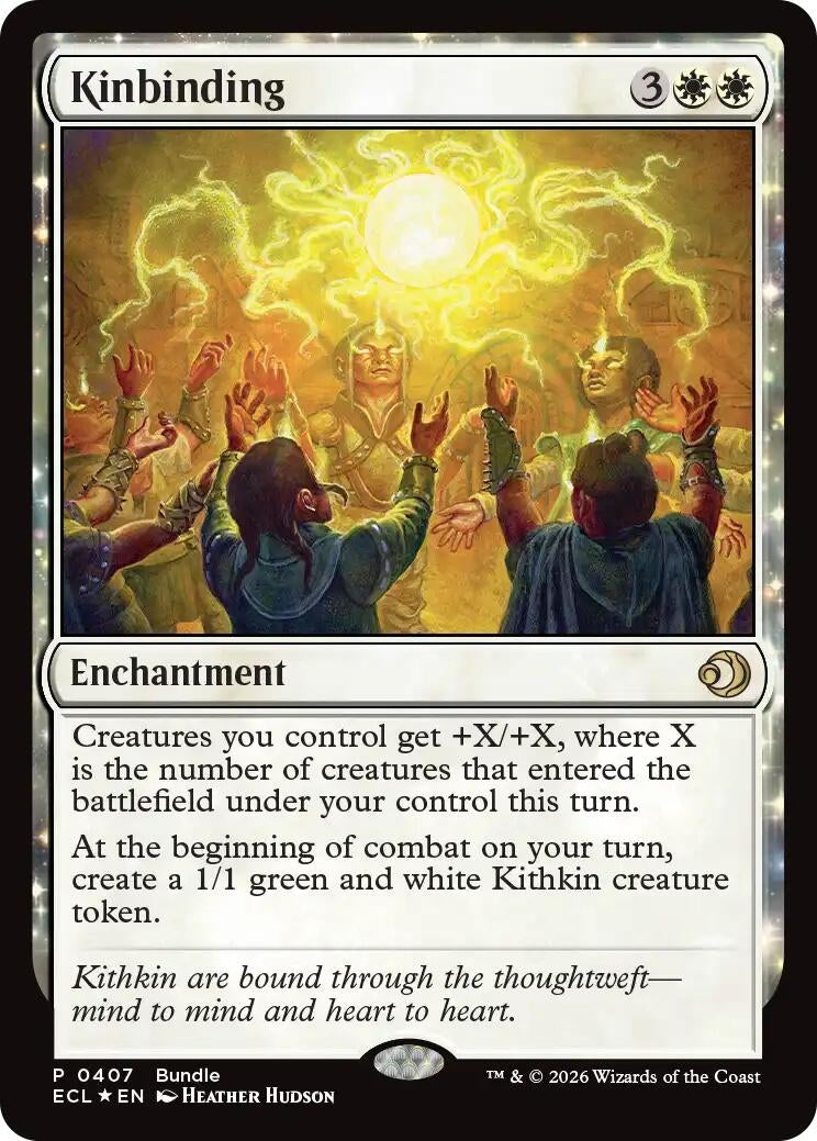 Image for Kinbinding (407) [Unique and Miscellaneous Promos] - Magic: The Gathering