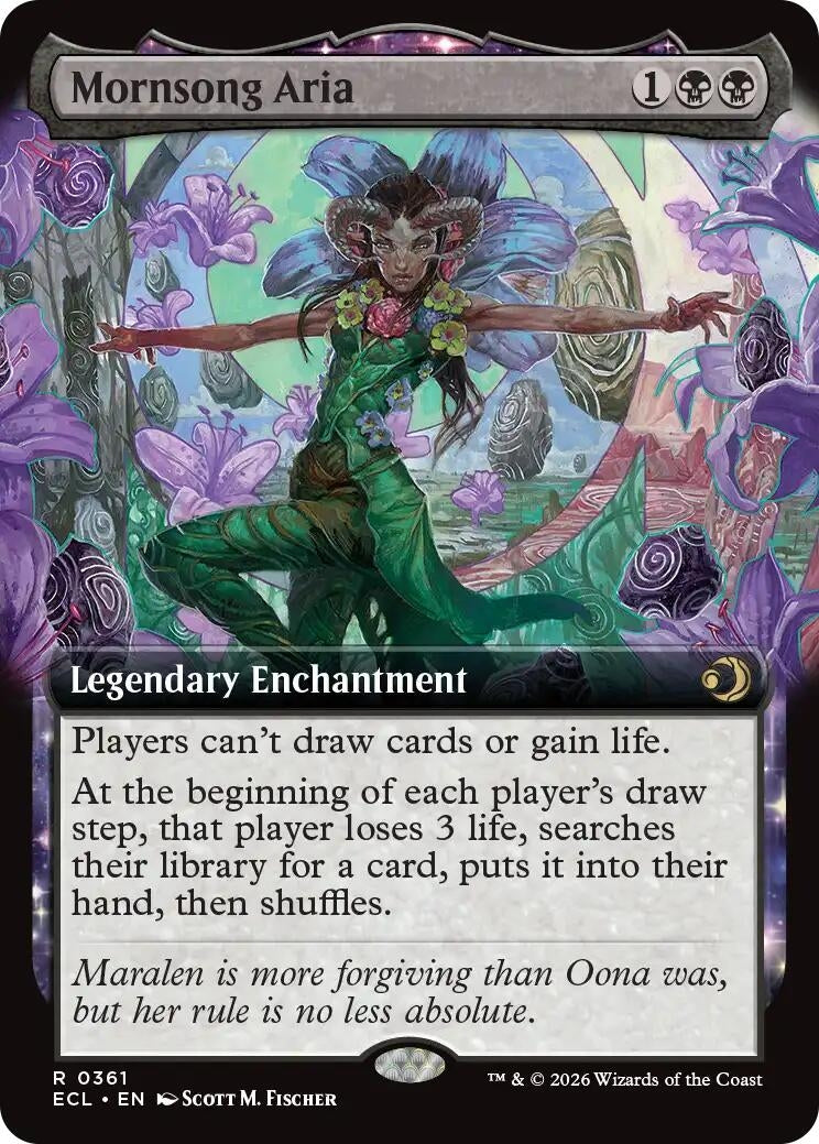 Image for Mornsong Aria (Extended Art) (361) [Lorwyn Eclipsed] - Magic: The Gathering