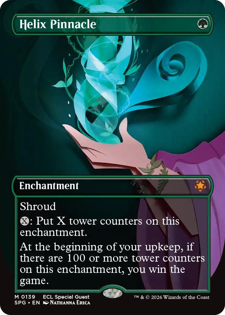 Image for Helix Pinnacle (Borderless) (139) [Special Guests] - Magic: The Gathering