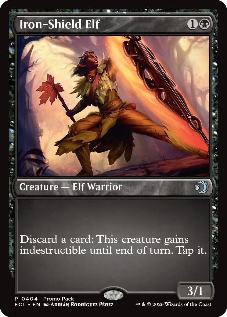 Image for Iron-Shield Elf (404) [Lorwyn Eclipsed] - Magic: The Gathering