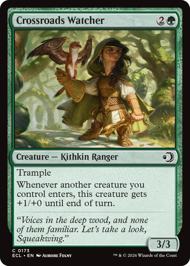 Image for Crossroads Watcher (173) [Lorwyn Eclipsed] - Magic: The Gathering