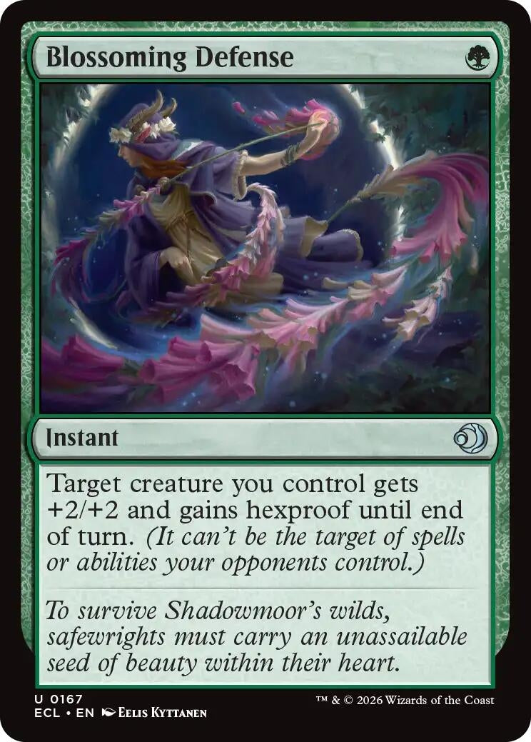 Image for Blossoming Defense (167) [Lorwyn Eclipsed] - Magic: The Gathering