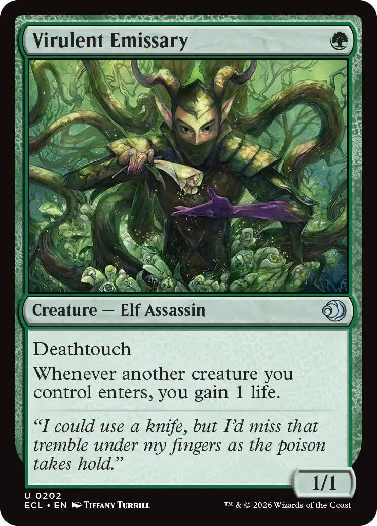 Image for Virulent Emissary (202) [Lorwyn Eclipsed] - Magic: The Gathering