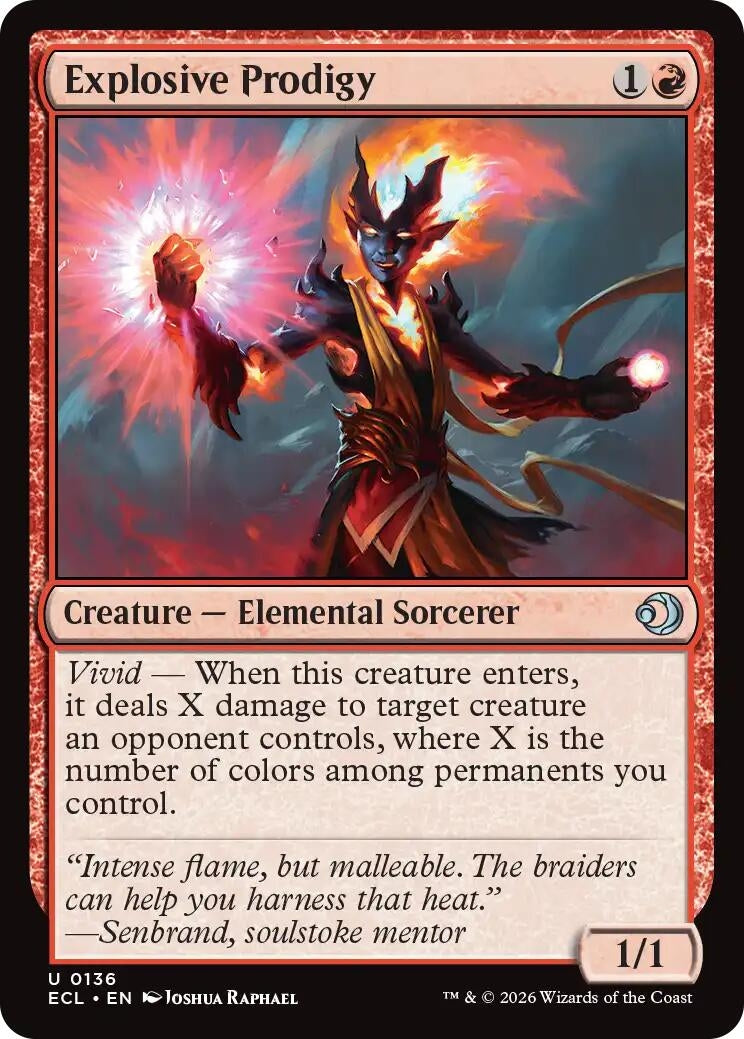 Image for Explosive Prodigy (136) [Lorwyn Eclipsed] - Magic: The Gathering