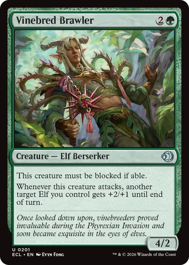 Image for Vinebred Brawler (201) [Lorwyn Eclipsed] - Magic: The Gathering