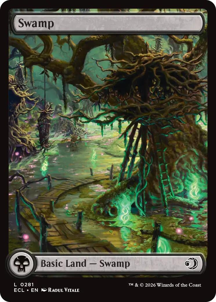 Image for Swamp (0281) (281) [Lorwyn Eclipsed] - Magic: The Gathering