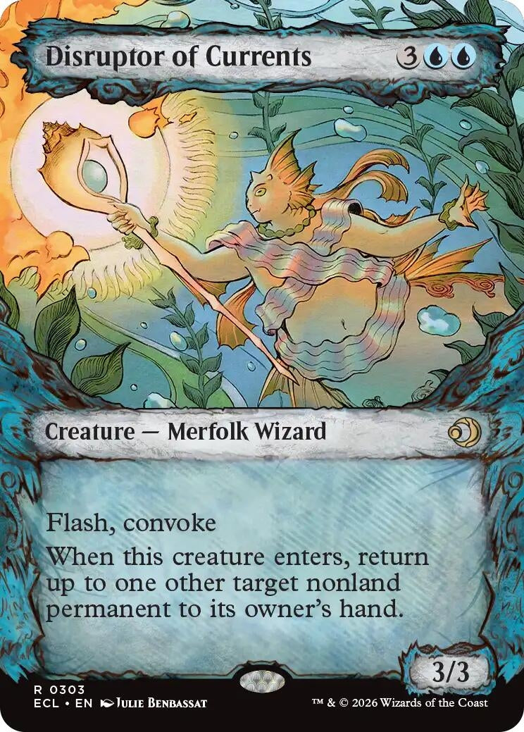 Image for Disruptor of Currents (Showcase) (303) [Lorwyn Eclipsed] - Magic: The Gathering