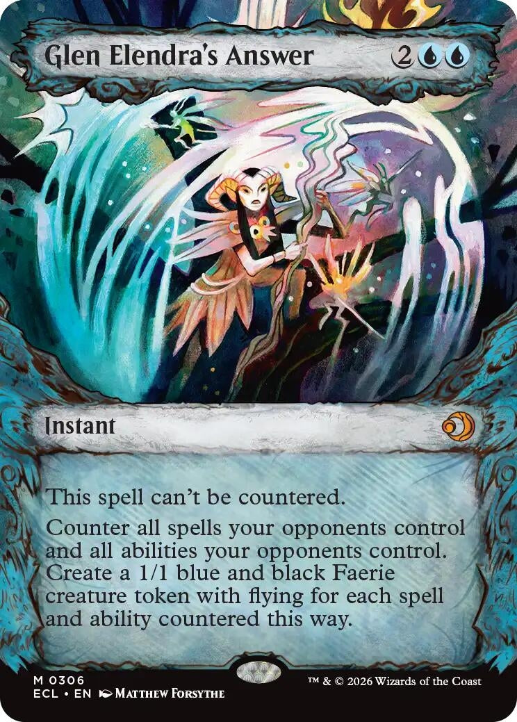 Image for Glen Elendra's Answer (Showcase) (306) [Lorwyn Eclipsed] - Magic: The Gathering