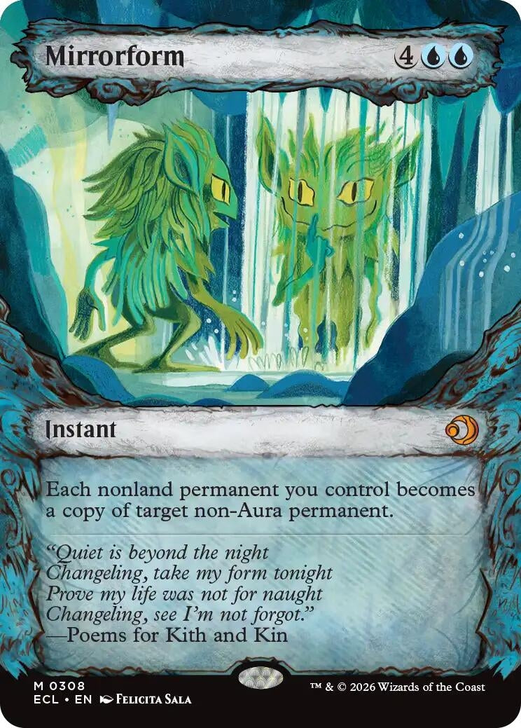 Image for Mirrorform (Showcase) (308) [Lorwyn Eclipsed] - Magic: The Gathering
