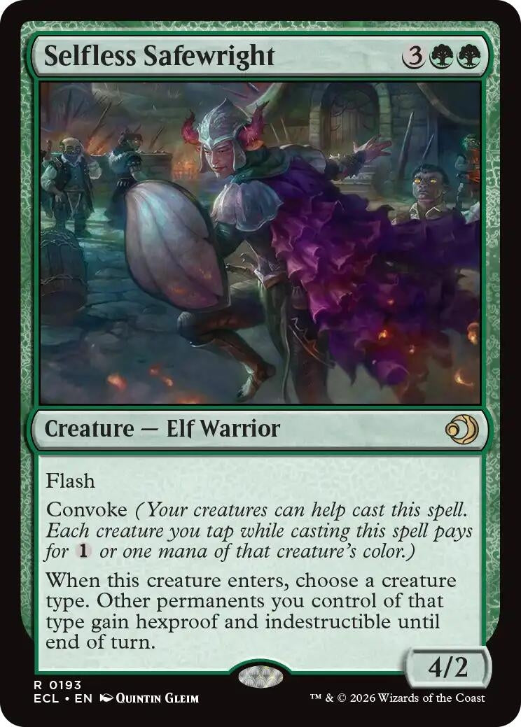Image for Selfless Safewright (193) [Lorwyn Eclipsed] - Magic: The Gathering