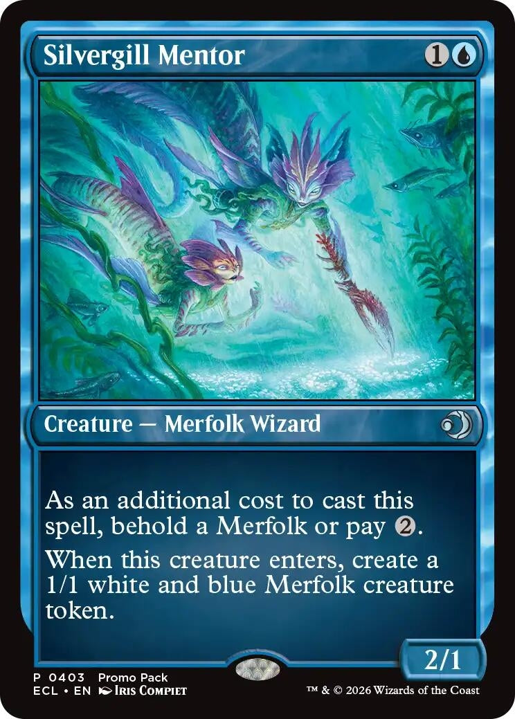 Image for Silvergill Mentor (403) [Lorwyn Eclipsed] - Magic: The Gathering