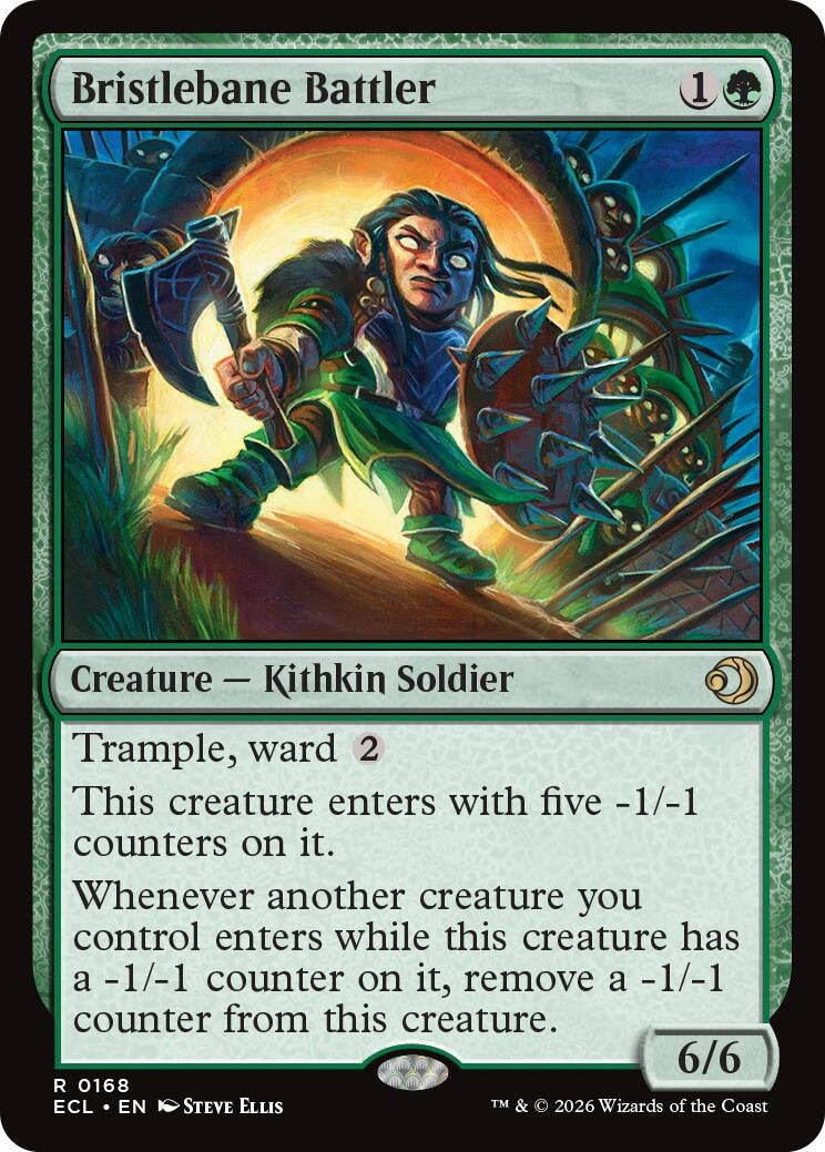 Image for Bristlebane Battler (168) [Lorwyn Eclipsed] - Magic: The Gathering