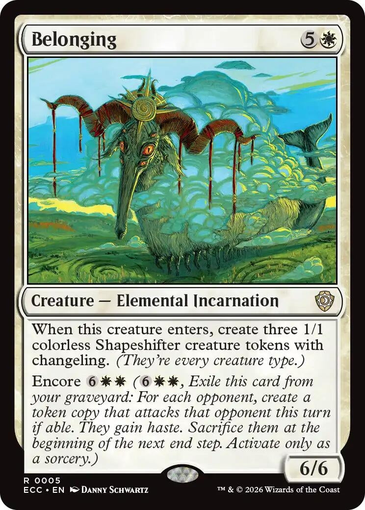 Image for Belonging (5) [Lorwyn Eclipsed] - Magic: The Gathering