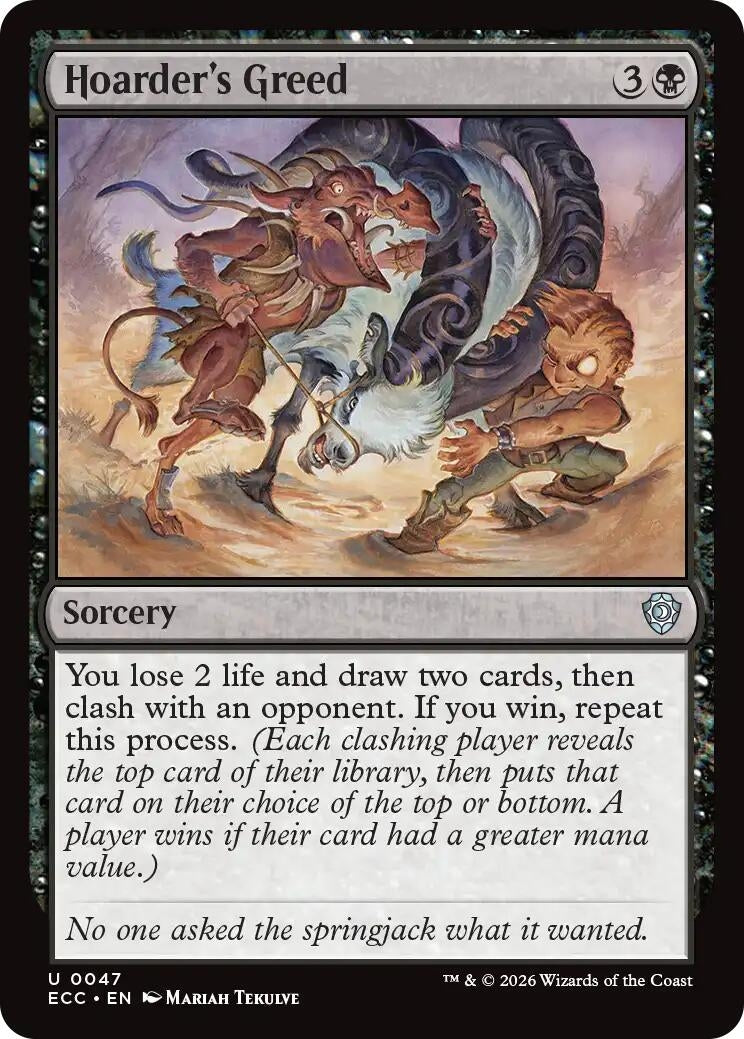 Image for Hoarder's Greed (47) [Lorwyn Eclipsed] - Magic: The Gathering