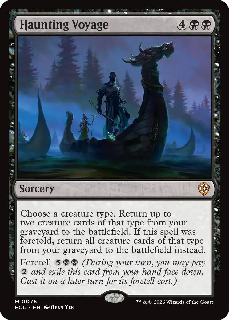 Image for Haunting Voyage (75) [Lorwyn Eclipsed] - Magic: The Gathering