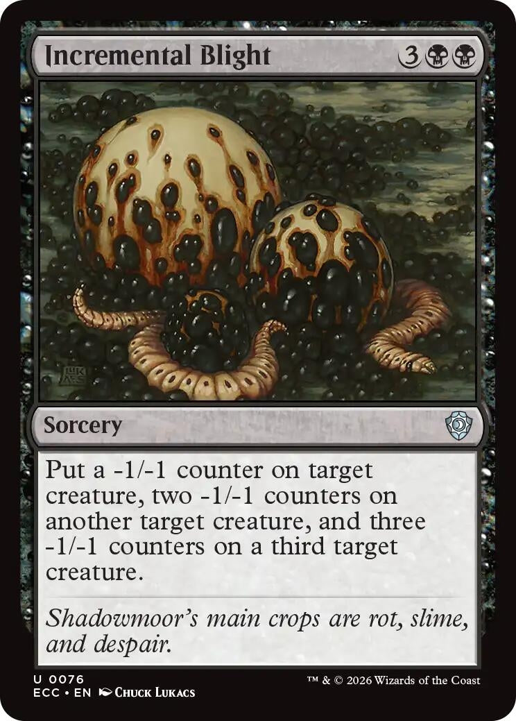 Image for Incremental Blight (76) [Lorwyn Eclipsed] - Magic: The Gathering