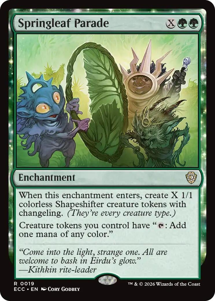 Image for Springleaf Parade (19) [Lorwyn Eclipsed] - Magic: The Gathering