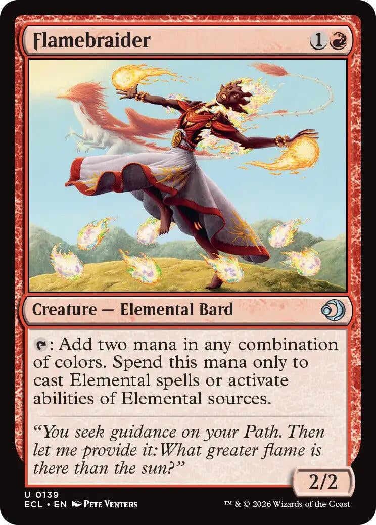 Image for Flamebraider (139) [Lorwyn Eclipsed] - Magic: The Gathering