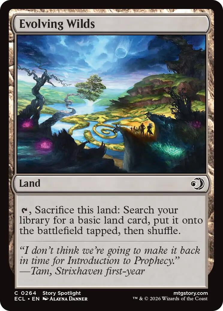 Image for Evolving Wilds (264) [Lorwyn Eclipsed] - Magic: The Gathering