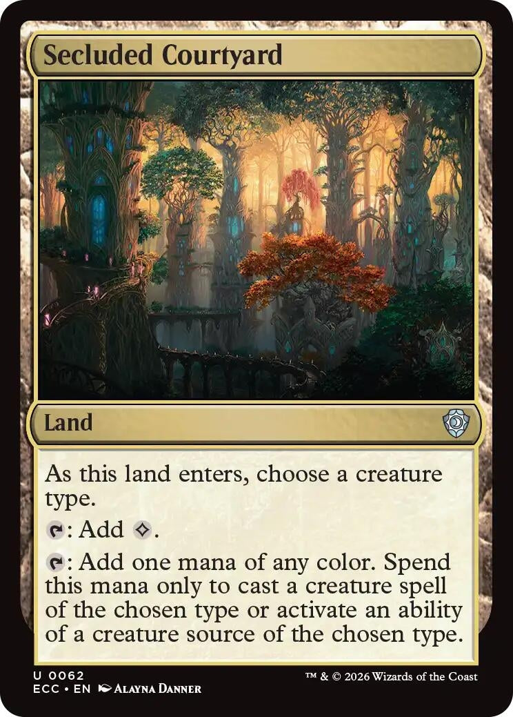 Image for Secluded Courtyard (62) [Lorwyn Eclipsed] - Magic: The Gathering