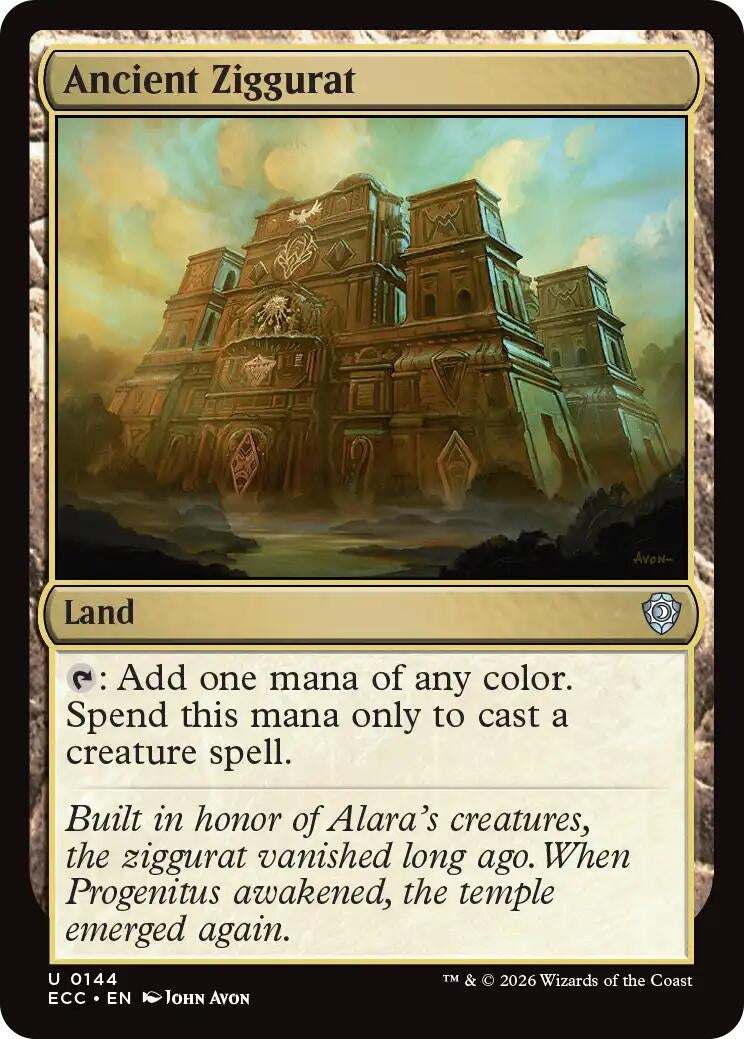 Image for Ancient Ziggurat (144) [Lorwyn Eclipsed] - Magic: The Gathering
