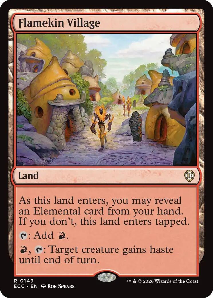 Image for Flamekin Village (149) [Lorwyn Eclipsed] - Magic: The Gathering