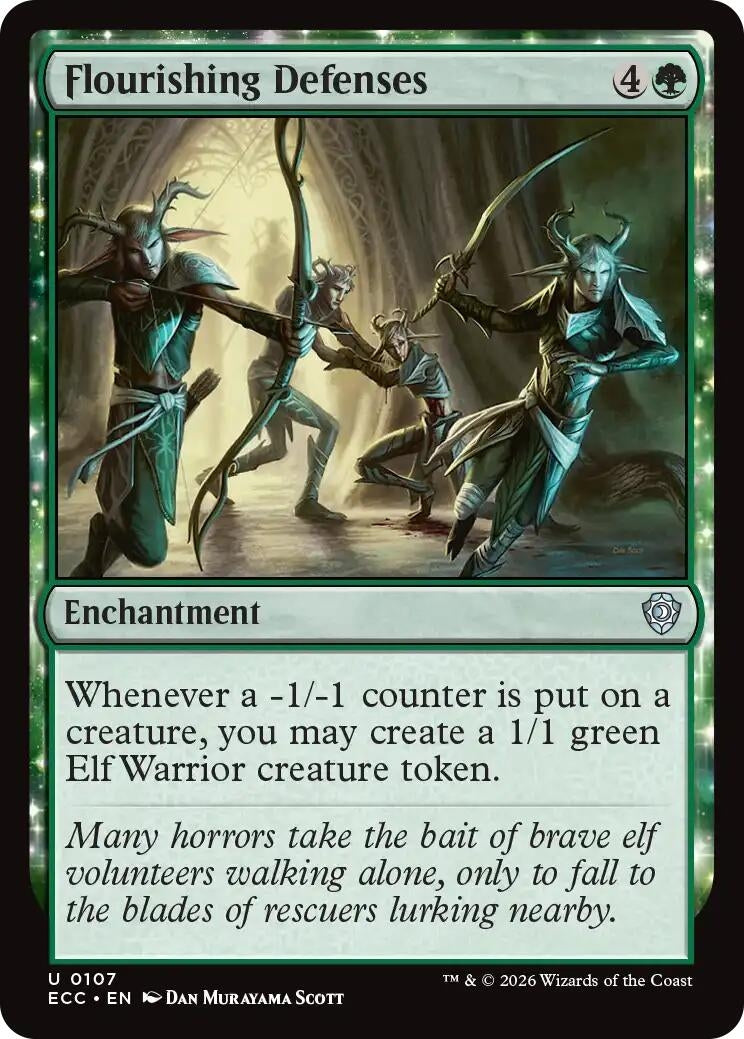 Image for Flourishing Defenses (107) [Lorwyn Eclipsed] - Magic: The Gathering