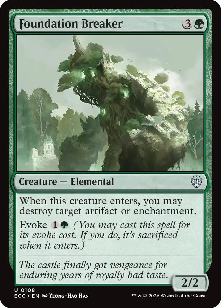 Image for Foundation Breaker (108) [Lorwyn Eclipsed] - Magic: The Gathering