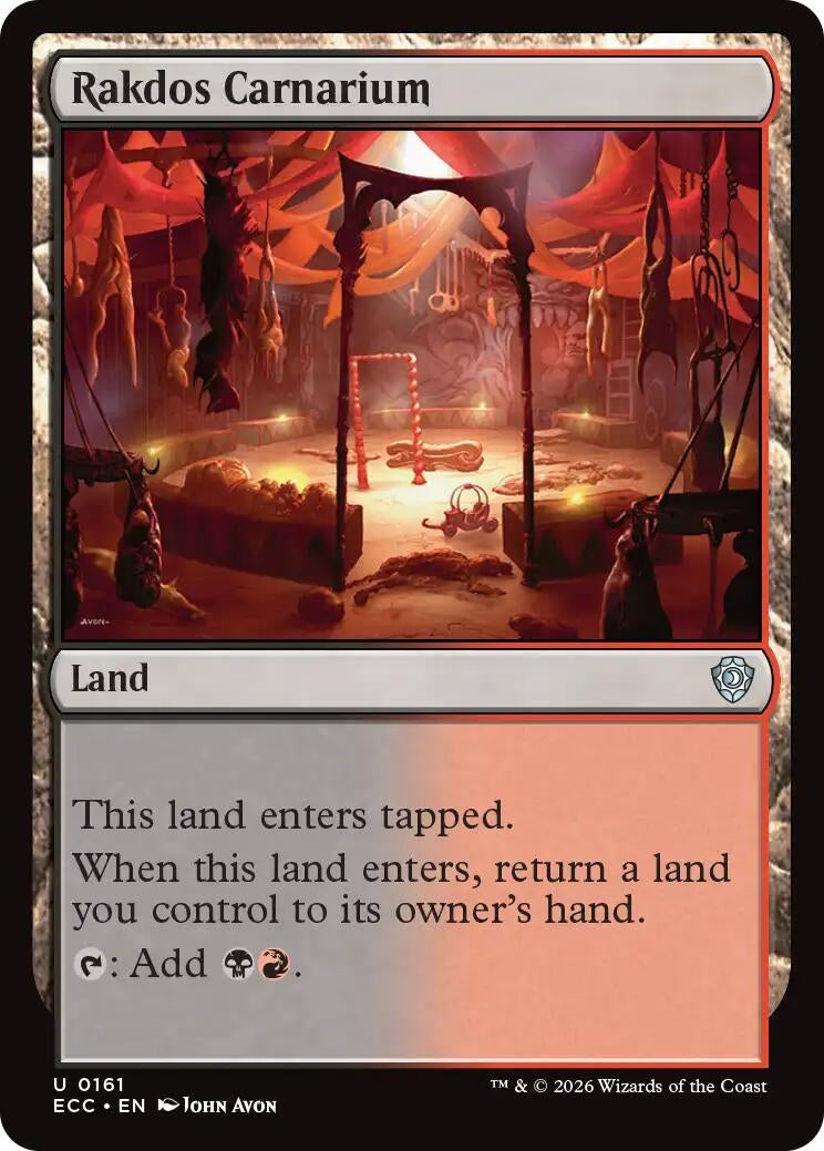 Image for Rakdos Carnarium (161) [Lorwyn Eclipsed] - Magic: The Gathering