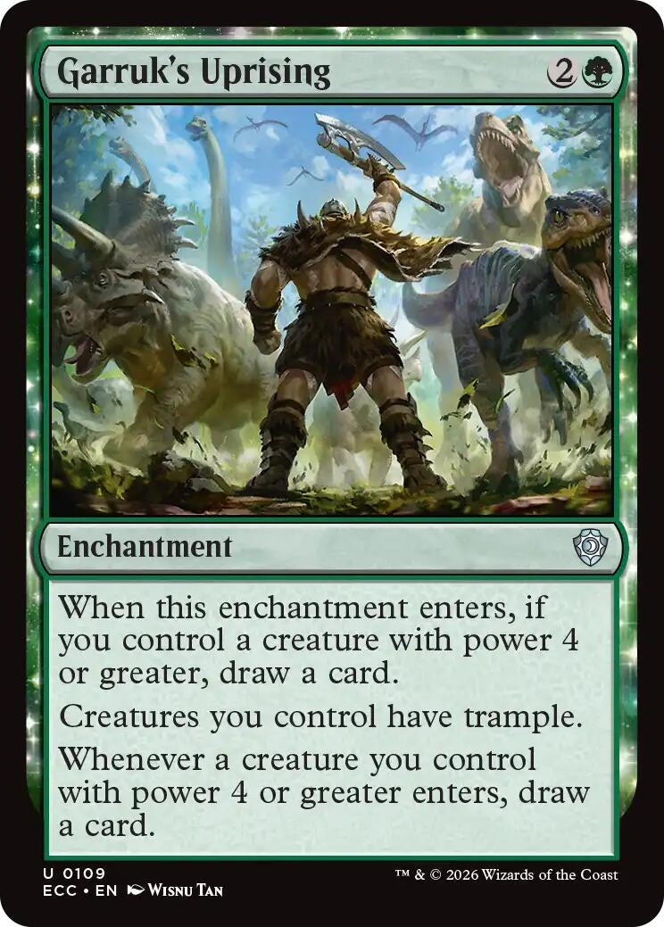 Image for Garruk's Uprising (109) [Lorwyn Eclipsed] - Magic: The Gathering