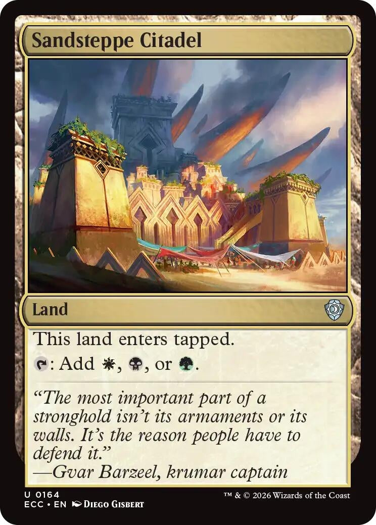 Image for Sandsteppe Citadel (164) [Lorwyn Eclipsed] - Magic: The Gathering