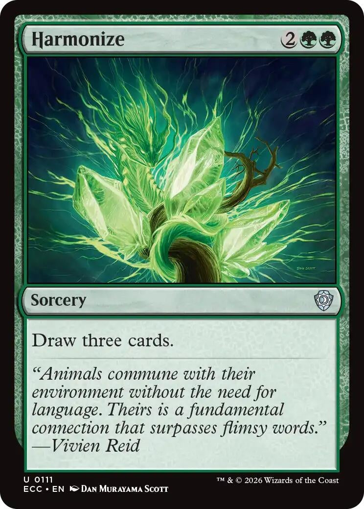 Image for Harmonize (111) [Lorwyn Eclipsed] - Magic: The Gathering