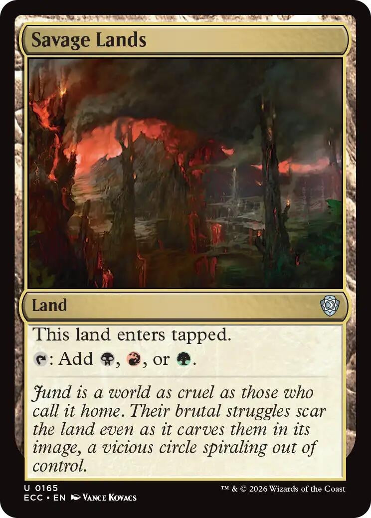 Image for Savage Lands (165) [Lorwyn Eclipsed] - Magic: The Gathering