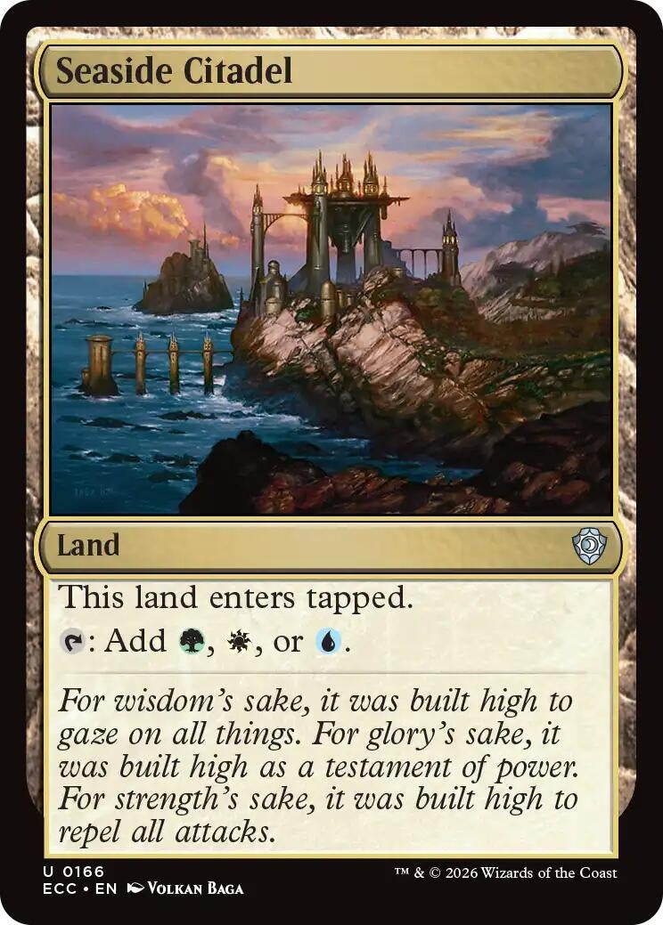 Image for Seaside Citadel (166) [Lorwyn Eclipsed] - Magic: The Gathering