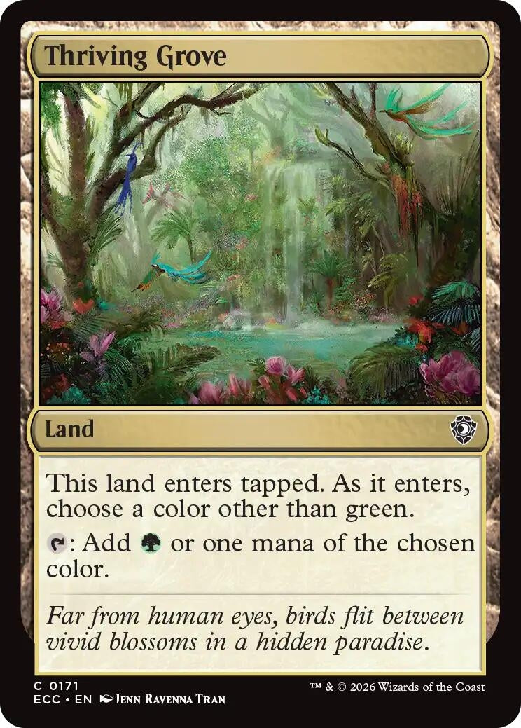 Image for Thriving Grove (171) [Lorwyn Eclipsed] - Magic: The Gathering