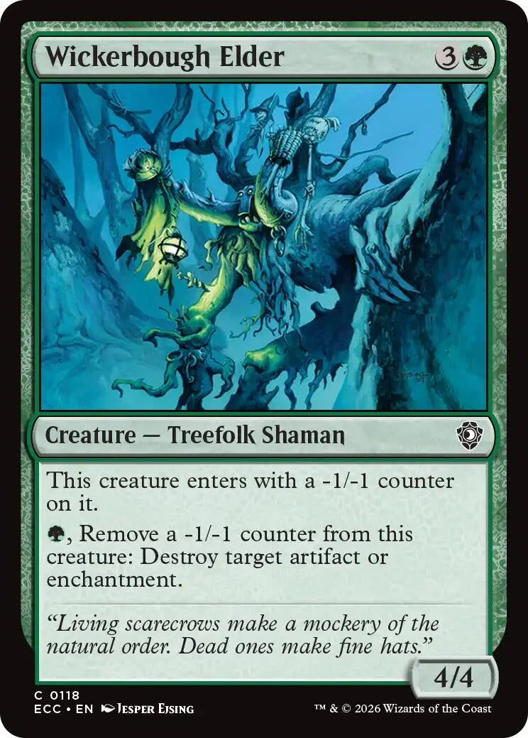 Image for Wickerbough Elder (118) [Lorwyn Eclipsed] - Magic: The Gathering