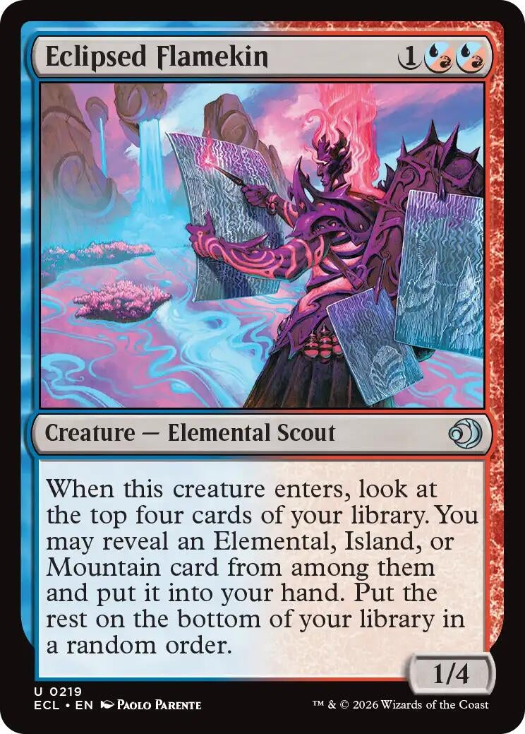 Image for Eclipsed Flamekin (219) [Lorwyn Eclipsed] - Magic: The Gathering
