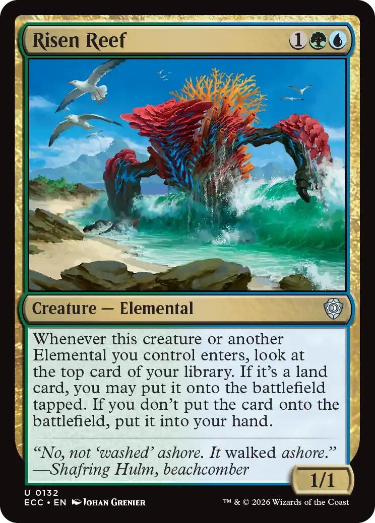 Image for Risen Reef (132) [Lorwyn Eclipsed] - Magic: The Gathering