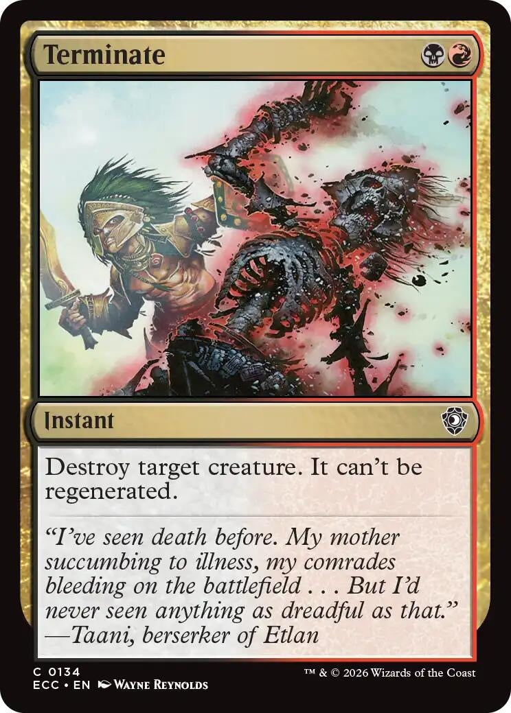 Image for Terminate (134) [Lorwyn Eclipsed] - Magic: The Gathering
